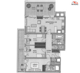 Prodej bytu 4+kk/T, 135m2, Praha 5